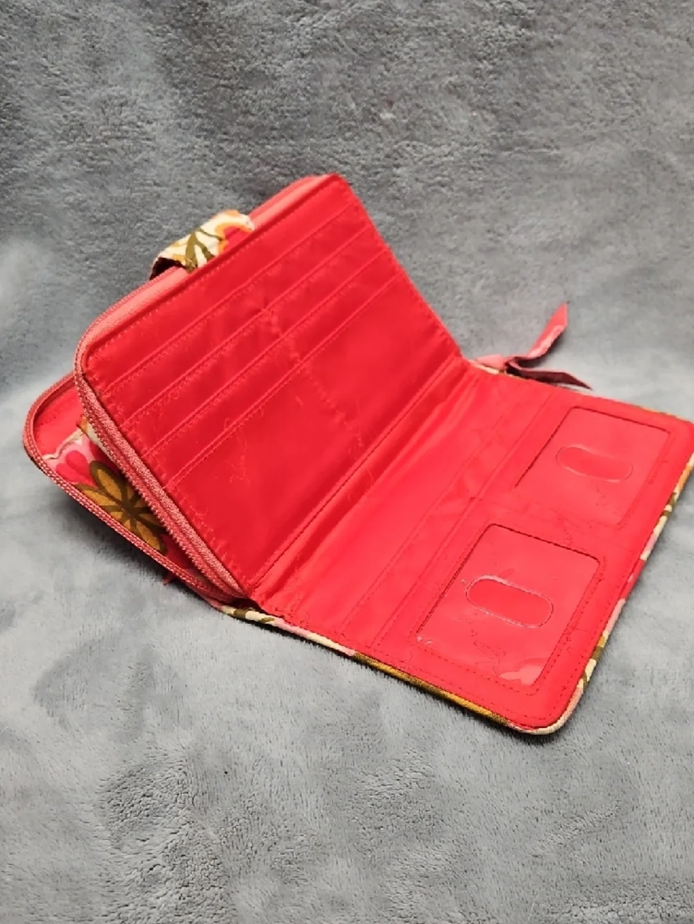 Vera Bradley Folkloric Zip-Around Wallet - Picture 2 of 5